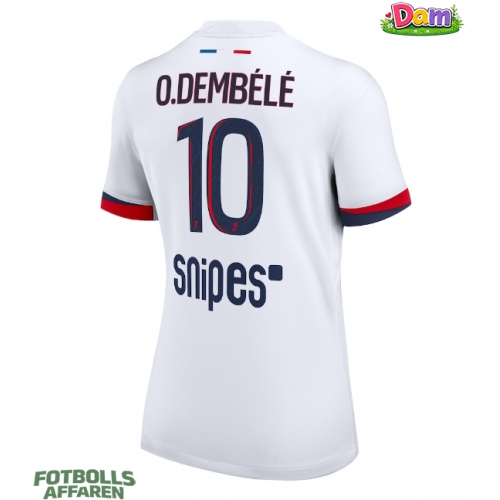 Paris Saint-Germain Ousmane Dembele #10 Bortatröja Kvinnor 2025-26 Kortärmad